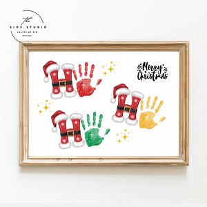 Santa Belt Handprint Craft, Santa Handprint Art, Merry Christmas Handprint Art, Holiday Handprint Gift, Winter Keepsake Craft, Ho Ho Ho Art - Etsy Canada
