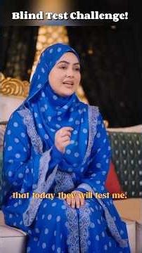 Sana Khan Guess Her Favorite Perfumes Blindfolded 😍💫 | Perfume Blind Test Challenge! | #sanakhan