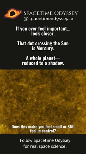 That Dot Isn’t Dust — It’s Mercury Crossing the Sun #shorts #space