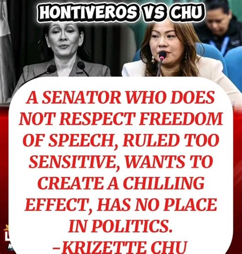 RISA HONTIVEROS PHILHEALTH QUEEN VS CHU: WALANG RESPETO SA FREEDOM#funny#comedy#jokes#foryou #shorts