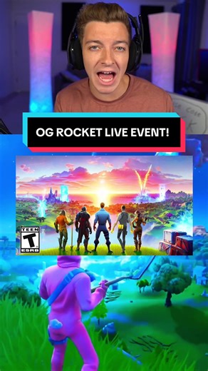 NEW FORTNITE OG ROCKET LIVE EVENT NOW! 🤯😱 #fortnite #fortniteclips #fortnitenews #GamingOnTikTok #gaming