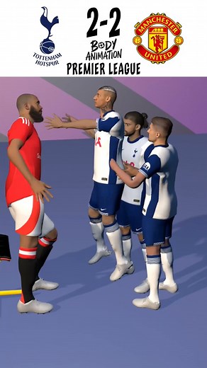 1M views · 3.8K reactions | Highlights of Man United vs Totenham 2-2 . #manunited #Tottenham | Body Animation | Facebook