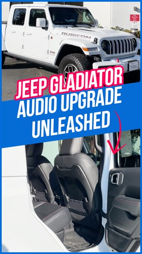 Part 2 of our 2024 Jeep Rubicon Gladiator build is here — and this is where the magic happens 👌 We added: 🔸 AudioControl PNW 6.5" Components for serious midbass 🔸 Stinger Gladiator Box with two 8" subs under the seat 🔸 AudioControl Epic1500 & EpicFour Amps for clean, powerful sound All of this integrates perfectly with the factory radio, giving this Gladiator a stealthy yet powerful audio setup. 💥 🛒 All the gear used is available at OnlineCarStereo.com #jeepgladiator #jeepaudioupgrade #Aud
