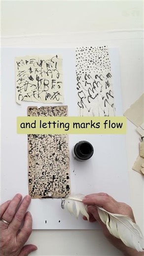 #morning #ritual #slowdown #writing #asemic #marks #mindfulness #selfcare #words #book #create