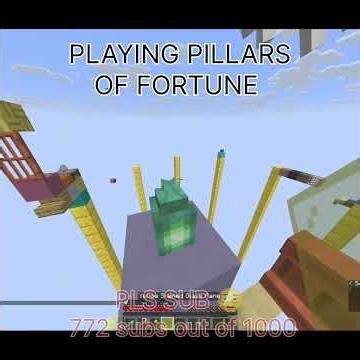 PLAYING pillars of fortune in Minecraft
