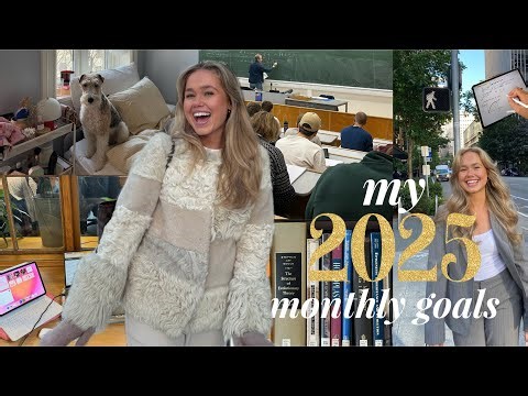 New year’s resolutions | study motivation | monthly goal setting | 💘👩🏼‍💻⏰