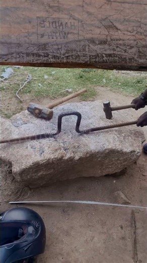 blacksmith work | lohar | iron casting | lift hook process | #shortsfeed #ironman #blacksmith #lohar