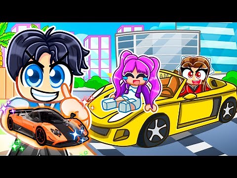 I Pretended To Be A NOOB, Then Used A SUPERCAR In Roblox DRIVING EMPIRE!