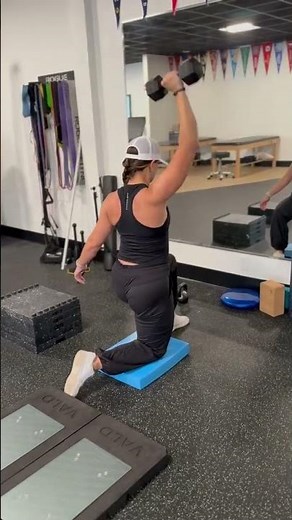 Half-Kneeling 1-Arm DB Military Press | Core Stability & Overhead Strength