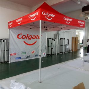 [Hot Item] Custom Printing 600d Polyester Aluminum Steel Frame Trade Show Tent Promotion Expo Canopy Trade Show Tent