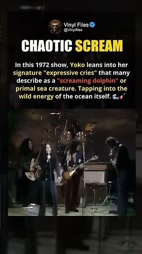 Yoko Ono Singing “We’re All Water” In Her Iconic Chaotic Dolphin Scream