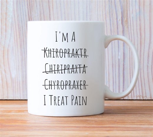 Chiropractor Mug Funny Spine Coffee Cup | Back Crack Humor Gift for Chiropractor, Physical Therapy Office, Doctor Gift, Spine Doctor Mug - Etsy
