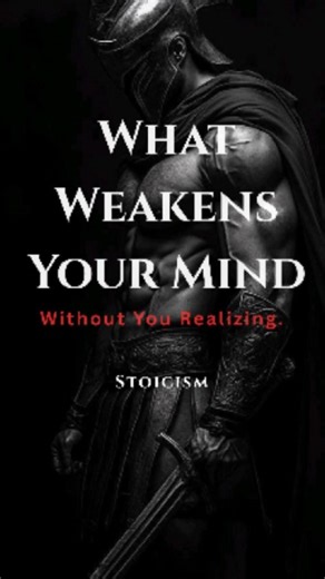 What Weakens Your Mind | Stoicism #shorts