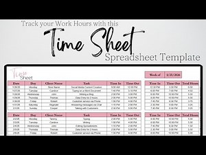 Time Sheet Template Google Sheets, Work Hours Calculator Excel Spreadsheet, Timesheet Tracker