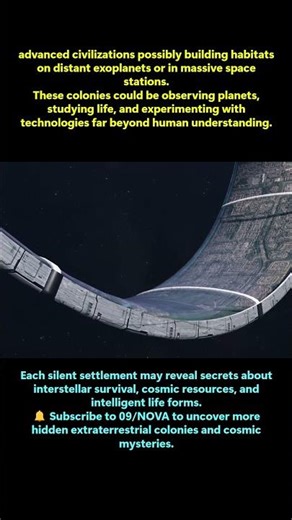 Alien Colony in Space 🛸 Hidden Cosmic Civilizations Revealed