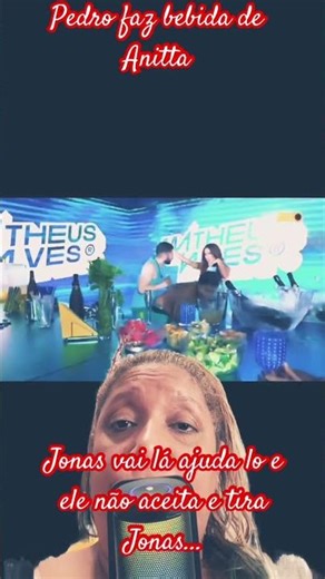 Pedro prepara bebida de Anitta.. #shrots