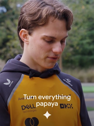 Oscar Piastri Test Drives Gemini at Google Campus