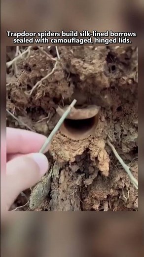 Trapdoor Spiders: Masters of Hidden Silk-Lined Burrows