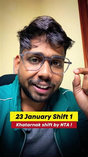 😭Khel phir khatam ! 23 January Shift 1 review! JEE Mains 2026 | JEE 2026 #jee #shorts