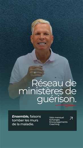 Le réseau des ministères de guérison de l'AIMG. Un réseau pour tous ceux qui souhaitent apprendre les uns des autres et grandir dans le miraculeux, afin de détruire les murs de la maladie. C'est un lieu unique pour : - Se connecter avec d’autres serviteurs qui prient pour les malades - Recevoir chaque mois des clés spirituelles et pratiques - Être encouragé et équipé grâce à un coaching personnalisé Pour tous ceux qui ont un ministère de guérison que vous soyez pasteur, prêtre, évangéliste... ce