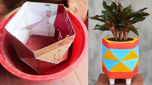 3.4K views · 78 reactions | Cast beautiful cement pots with plastic pots, Watch Here: https://youtu.be/aH4aFZAP8Yc | Diy Garden World | Facebook