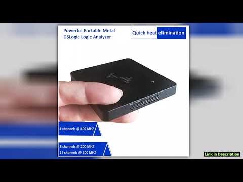 DreamSourceLab DSLogic Plus Portable Metal DSLogic Logic Analyzer 16 Channels 100MHz USBbased Debug