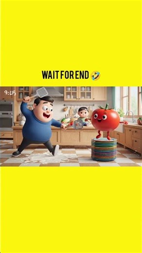 The Dancing Tomato! 🍅😂 | Funny Family 2D Pixar-Style Cartoon Short
