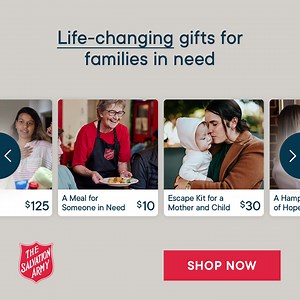 38 reactions | You may never meet the people your gift will help, but your kindness will help ensure nobody struggles alone. ❤️ | The Salvation Army Australia | Facebook