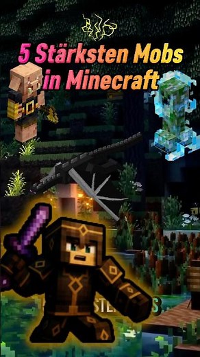 The 5 strongest mobs in Minecraft ⚔️