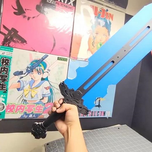 Foam Board DIY Sword 3D Print