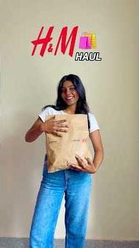 | Affordable H&M Haul + Honest Review 🛍️😍 #youtubeshorts #fashionhaul