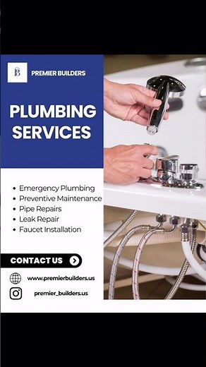 Professional Plumbing Services Near You | Leak Repair & Home Maintenance by Premier Builders