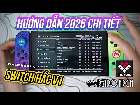 Nintendo Switch Hack User Guide (2026) How to Download Games + Plug in TV + Tinfoil + Retroarch