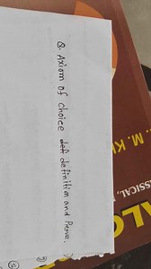 Define and prove the Axiom of Choice.... | Filo
