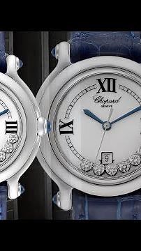 Chopard Happy Sport White Dial 7 Floating Diamond Watch 8236 | SwissWatchExpo