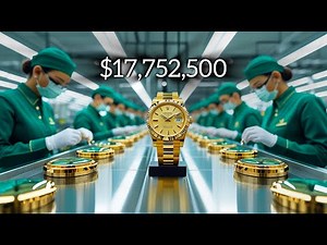 Inside the Rolex Gold Factory: From Raw Gold Bar to $17,752,500 Watch