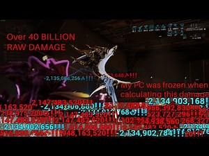 (Patched) It's over 40 BILLION RAW DAMAGE with this BROKEN Interaction | Epitaph Build | Warframe