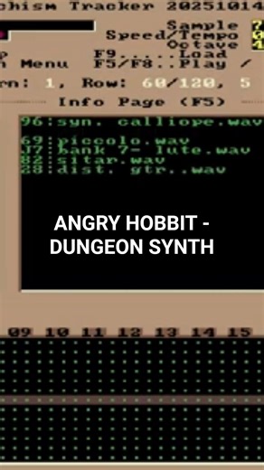 Angry Hobbit - (CMS) Tracker Composition #dungeonsynth #ambientmusic #trackercomposition