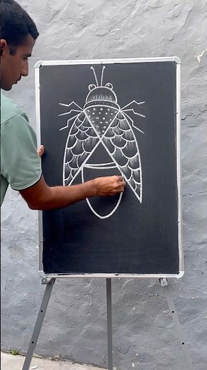 Easy insect drawing || insect drawing tutorial ||🪲 || #insectart #insectdrawing #viral