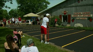 41st annual cherry spitting contest dominated by Krause family