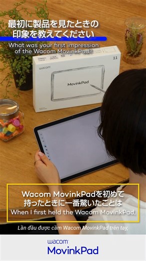 Cái nhìn đầu tiên của một illustrator về Wacom MovinkPad 11! ✨...