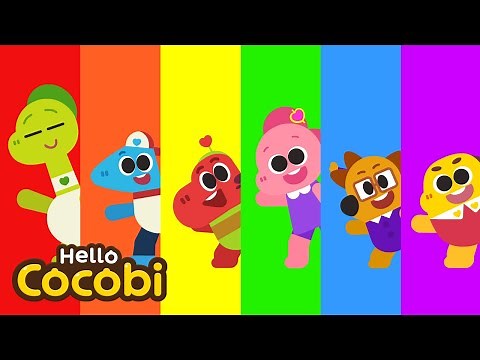 Learn Colors Song | Learn Colors with Cocobi Compilation🌈Education Videos For Kids | Hello Cocobi