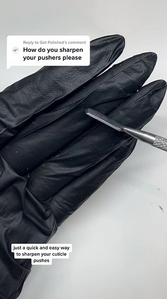 How to Sharpen Nail Filer and Use Cuticle Pusher | Tutorial