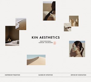 Kin Aesthetics - Korean skincare branding