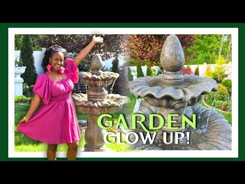 My Garden Got a MAJOR Glow Up ✨ Full Fountain Install ⛲ | Kreatyve Gardenista