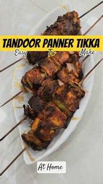 Restaurant Style Tandoori Paneer Tikka At Home! Oven Recipe | Manisha's Kitchen | #shorts#shortvideo