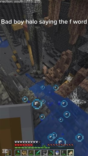 Badboyhalo swearing #minecraft #funny\t