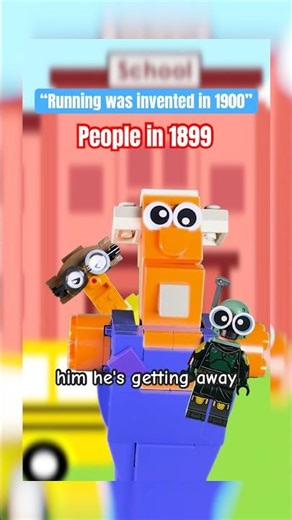 Before Running was invented | Brick Comedy @TheSummerhaysBros #lego #brickcomedy #shorts