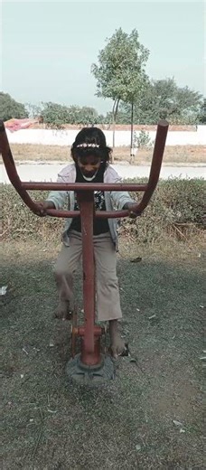 Riddhi playing in the #park