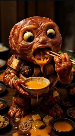 Baby Monster #Eating Food#Funny#Cute#Shorts🥘🌷